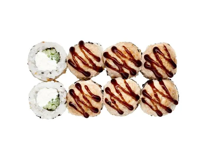 Запеченный с курицей