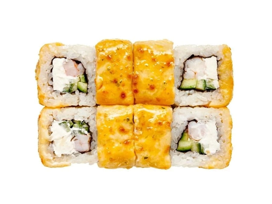 Запеченный с креветкой