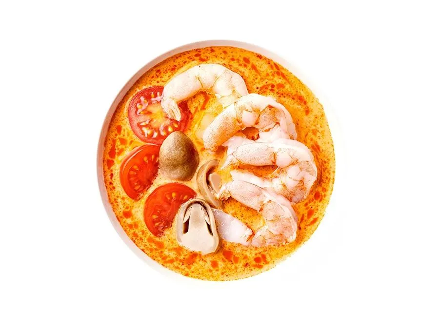 Том Ям с креветками