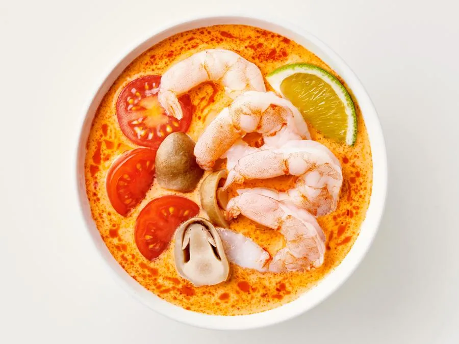 Том Ям с креветками