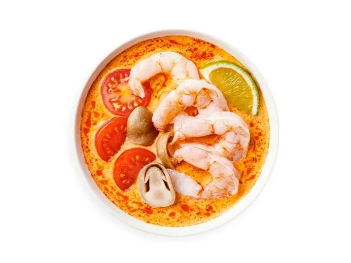 Том Ям с креветками