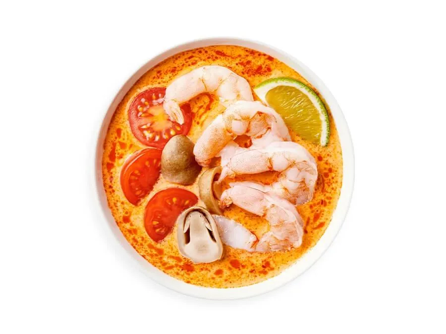 Том Ям с креветками