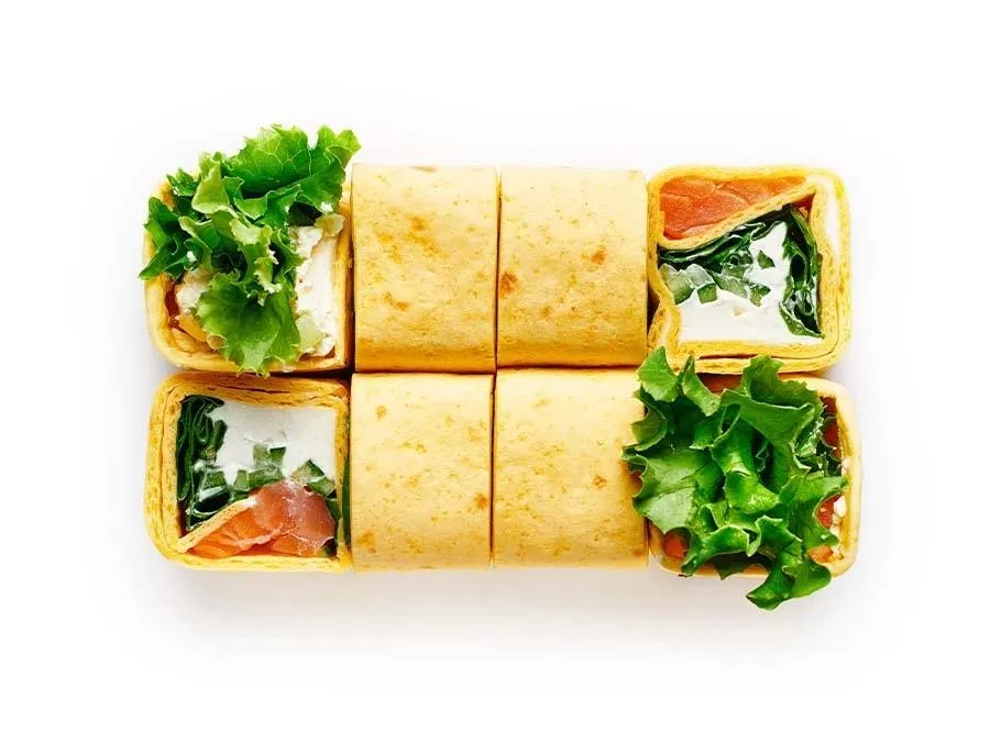 Ролл Сяке тортильяс